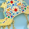 AR Beijing Palace Museum Cultural and Creative metal Phoenix Crown refrigerator stickers, Xi 'an Nanjing Branch, Shanghai National Museum Souvenirs Specification image